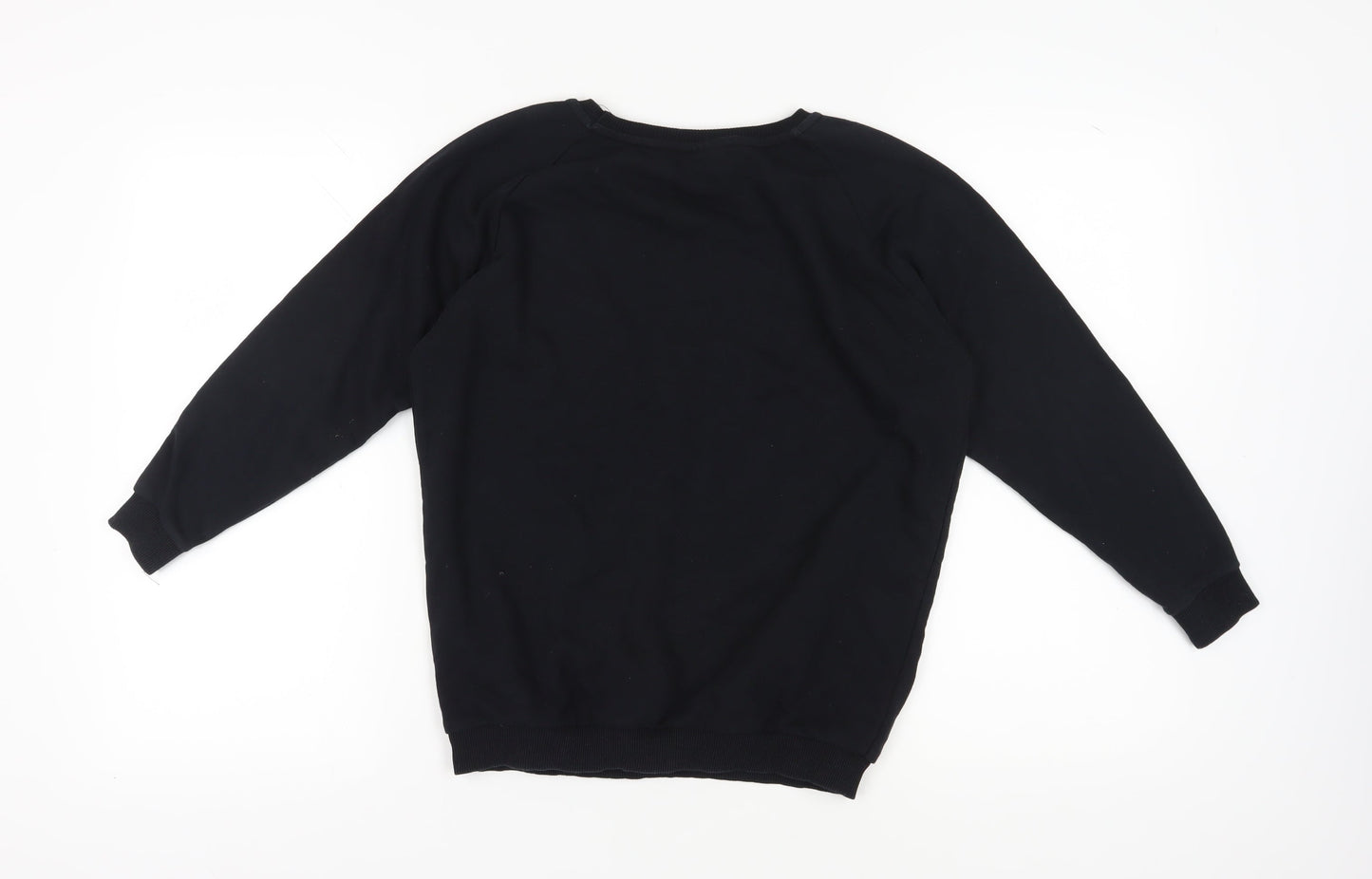 Pineapple Girls Black Sweatshirt 9-10 Years Crew Neck Dance