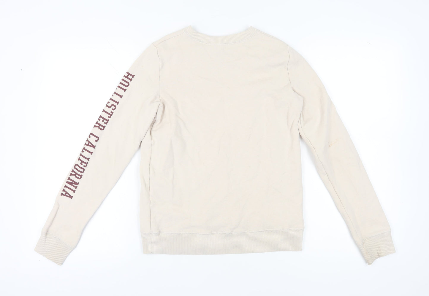 Hollister Women's Beige XS Pullover Sweatshirt