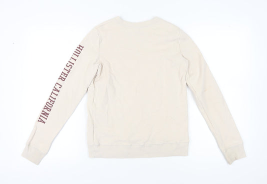 Hollister Women's Beige XS Pullover Sweatshirt