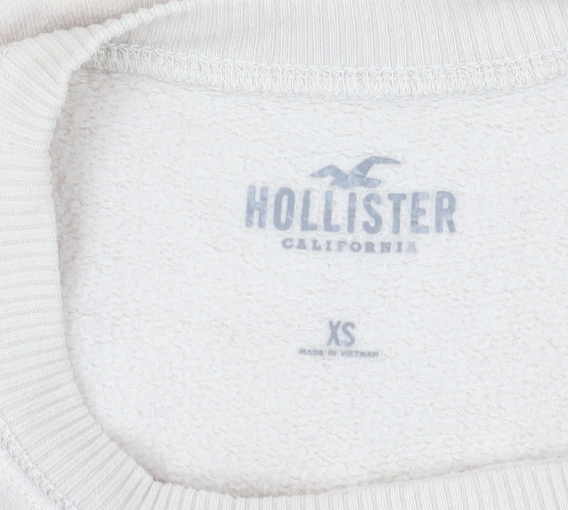 Hollister Women's Beige XS Pullover Sweatshirt