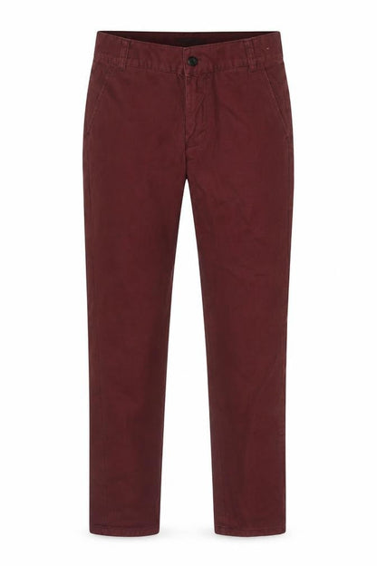 Mens UK Size M Bellfield Regular Fit Chino Red Trousers