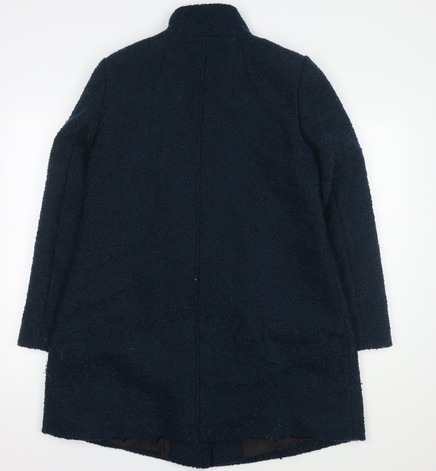 Womens UK Size 14 Debenhams Blue Overcoat