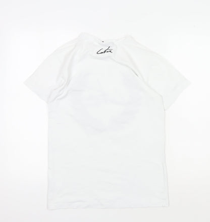 The Couture Club Men's XS White Graphic Print T-Shirt