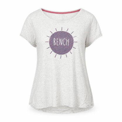 Womens UK Size S Bench White Basic T-Shirt