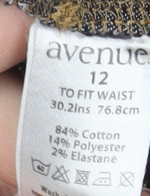 Avenue Women’s Black Straight Jeans Size 12