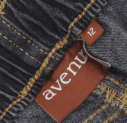 Avenue Women’s Black Straight Jeans Size 12