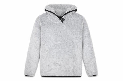 Womens UK Size 8 Crane Grey Pullover Hoodie