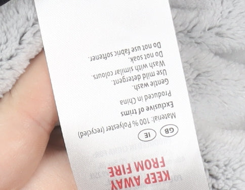 Crane Women's Grey Fleece Pullover Hoodie Size 8