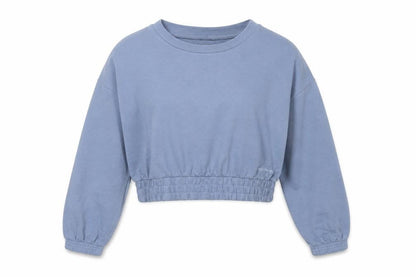Womens UK Size 6 Boux Avenue Blue Cropped T-Shirt