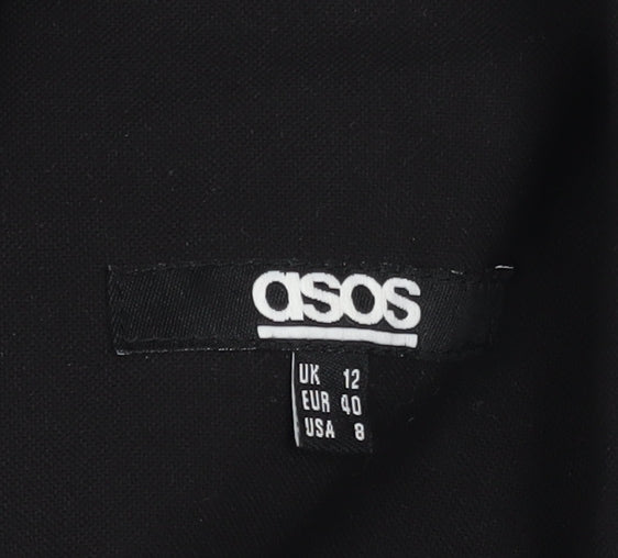 ASOS Women's Black Blazer UK 12, Business, Classic Fit