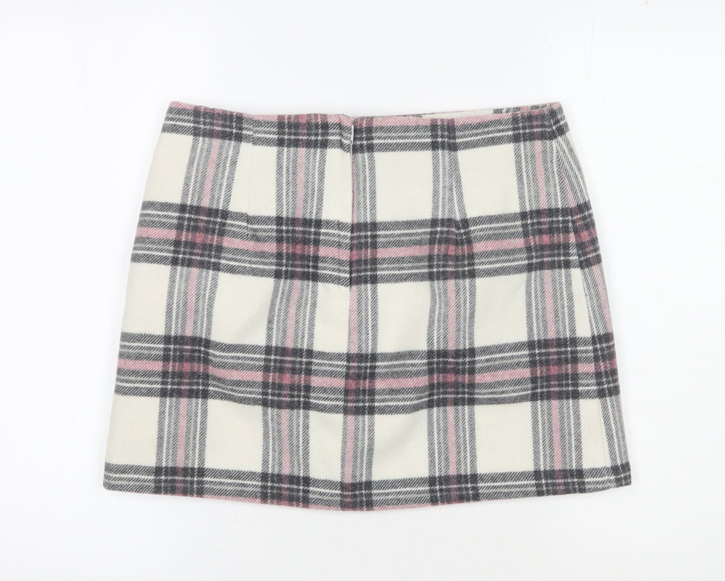 New Look Women's Plaid Short Skirt, Size 12