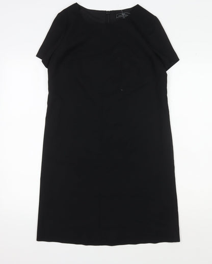 Next Women Black Knee Length Sheath Dress Size 6