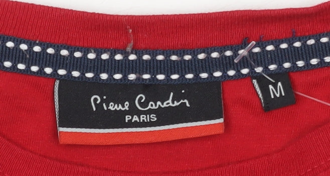 Pierre Cardin Men's Red M Crew Neck T-Shirt