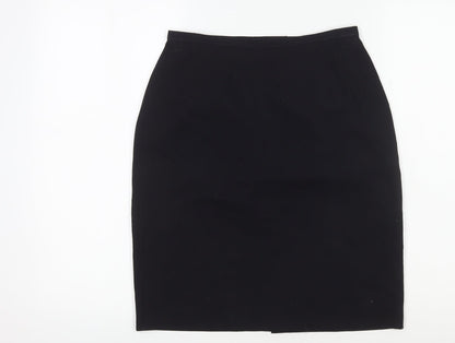 Marks & Spencer Women's Black Pencil Skirt - Size L