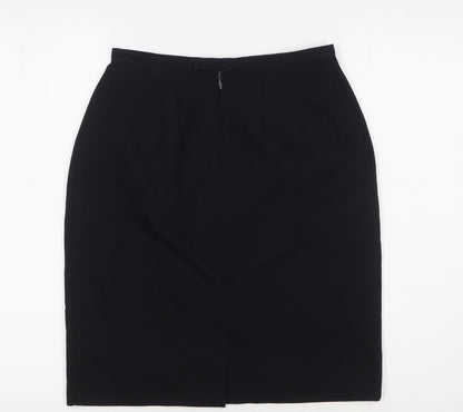 Marks & Spencer Women's Black Pencil Skirt - Size L