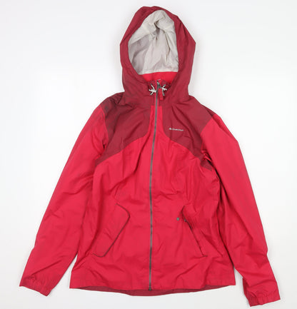 Unisex Adults UK Size M DECATHLON Red Rain Coat
