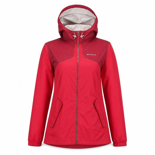 Unisex Adults UK Size M DECATHLON Red Rain Coat