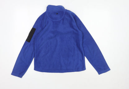 Peter Storm Boys Blue Fleece Sweatshirt 11-12 Years 1/4 Zip