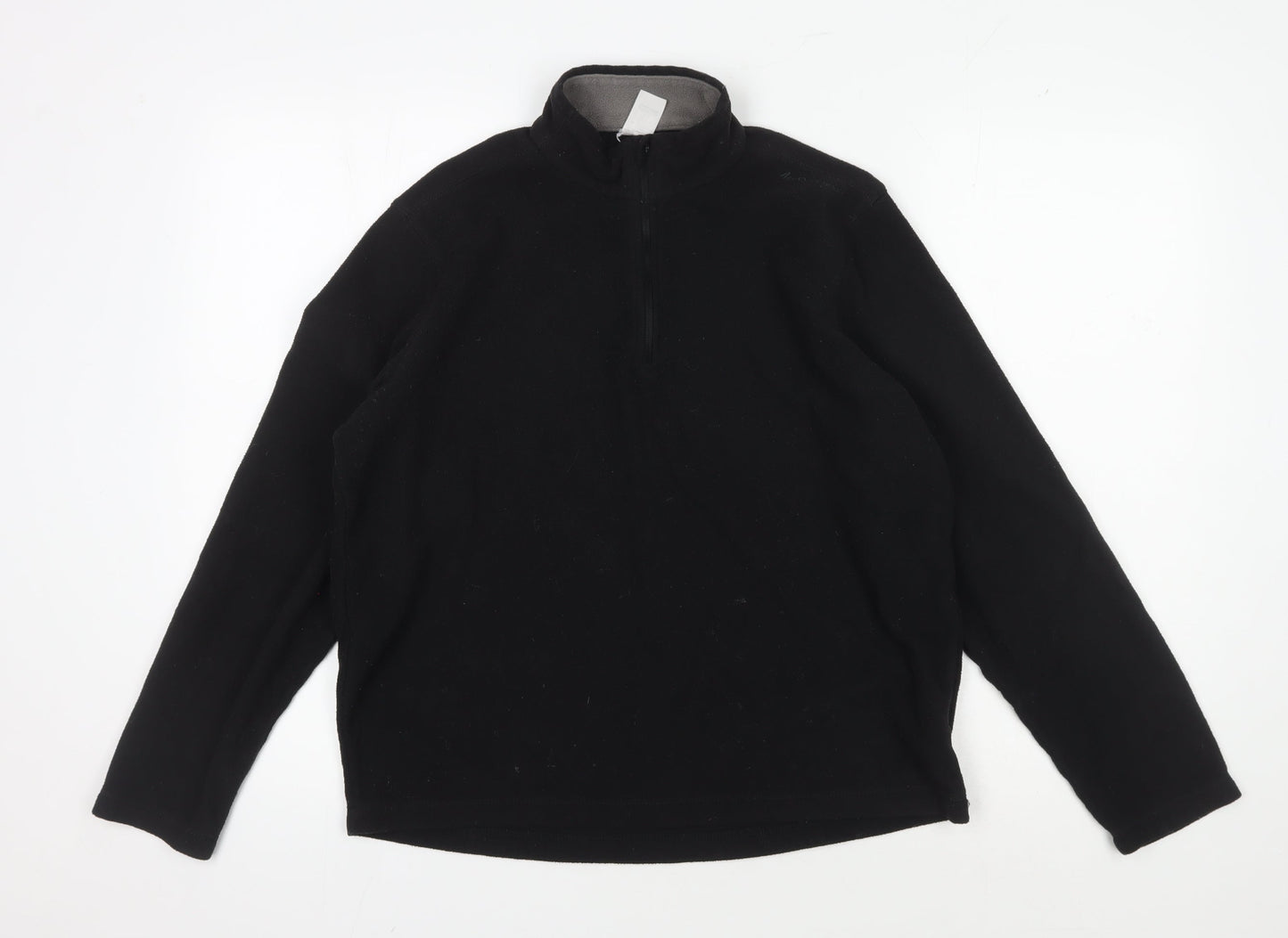 Mens UK Size M DECATHLON Black Pullover Sweatshirt