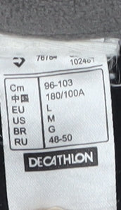Mens UK Size M DECATHLON Black Pullover Sweatshirt