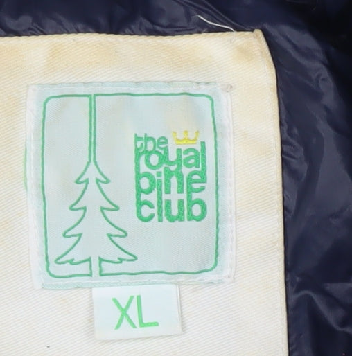 Mens UK Size XL The Royal Pine Club Ivory Puffer Jacket