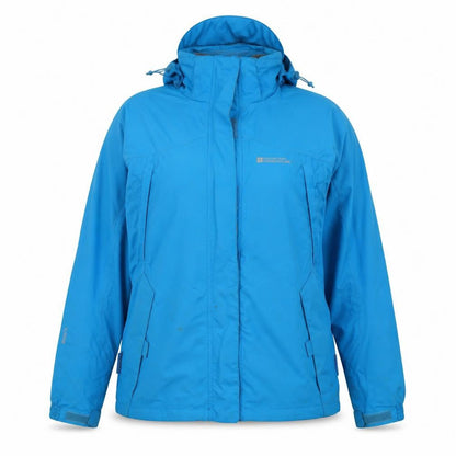 Unisex Adults UK Size 14 Plus Mountain Warehouse Blue Hooded