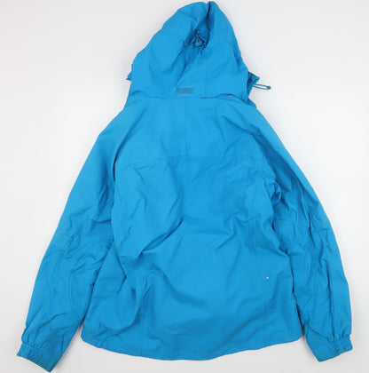 Unisex Adults UK Size 14 Plus Mountain Warehouse Blue Hooded