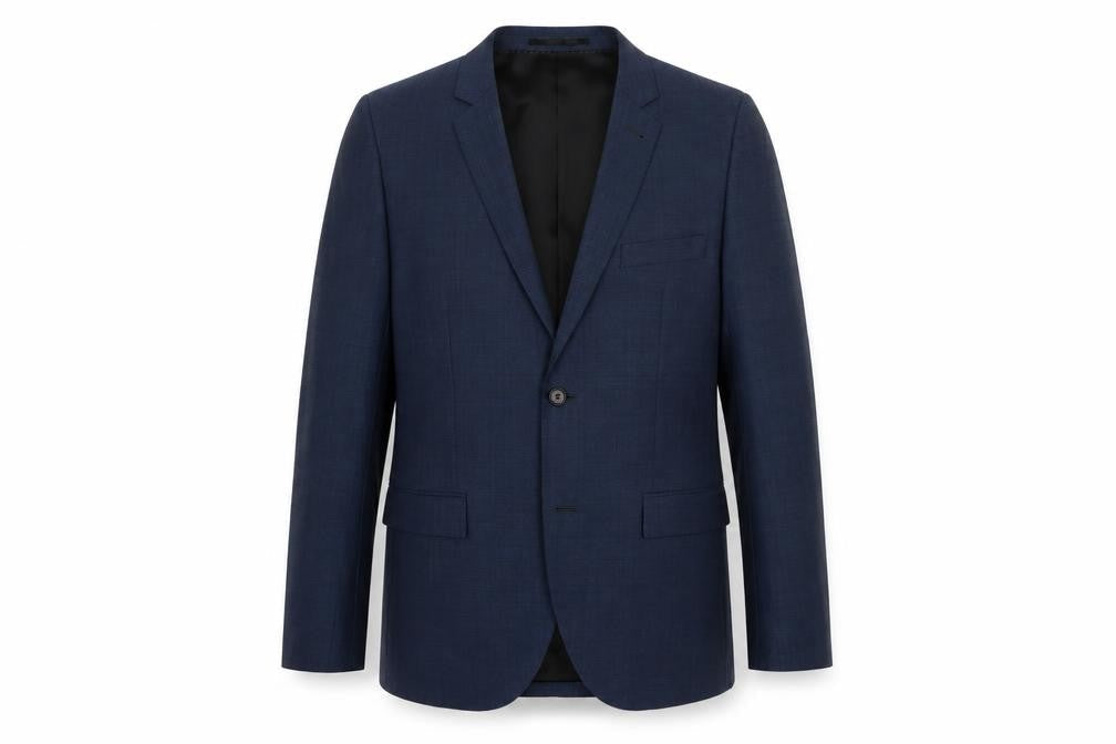 Mens UK Size 40 Topman Regular Blue Suit Jacket