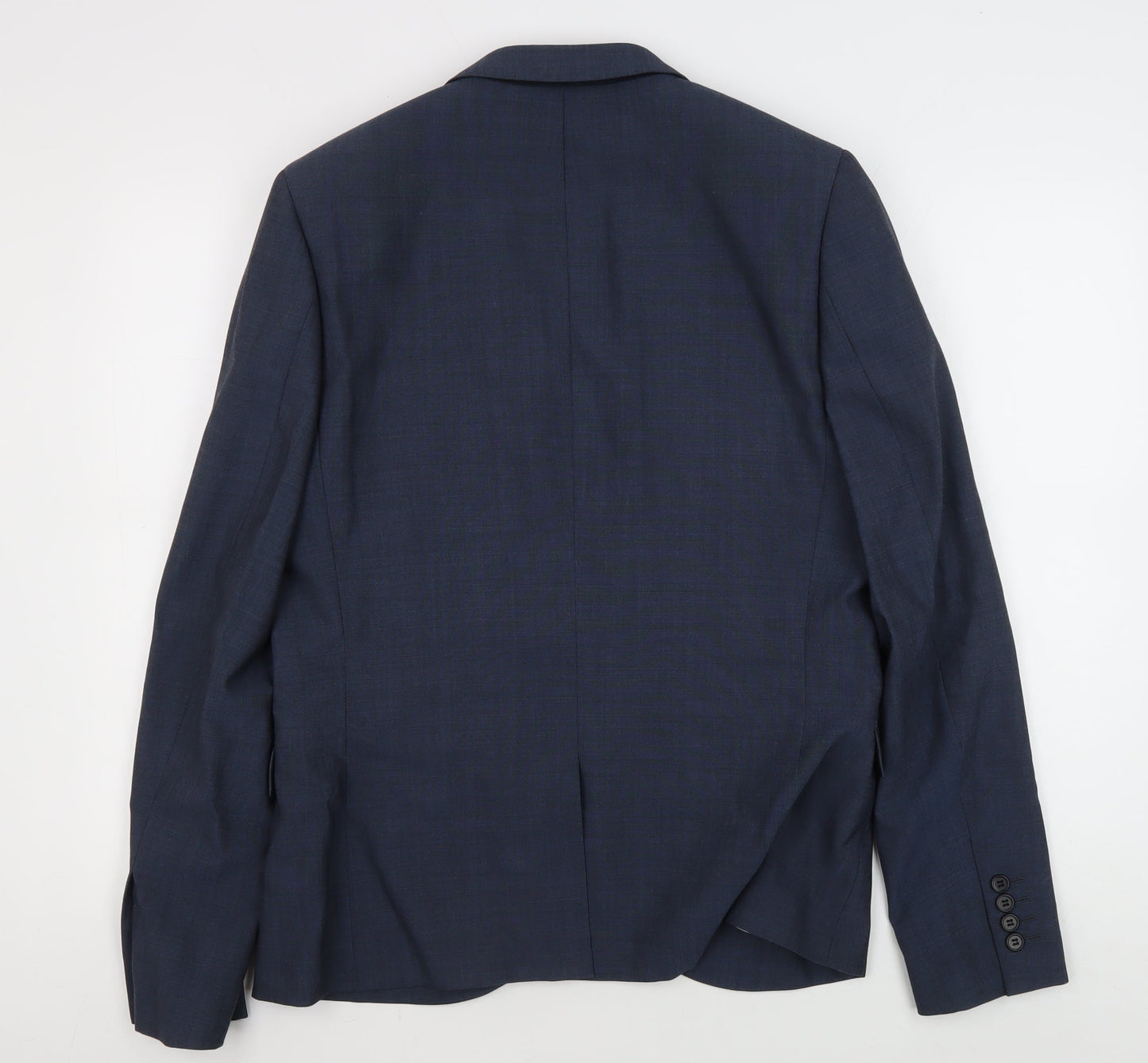 Mens UK Size 40 Topman Regular Blue Suit Jacket