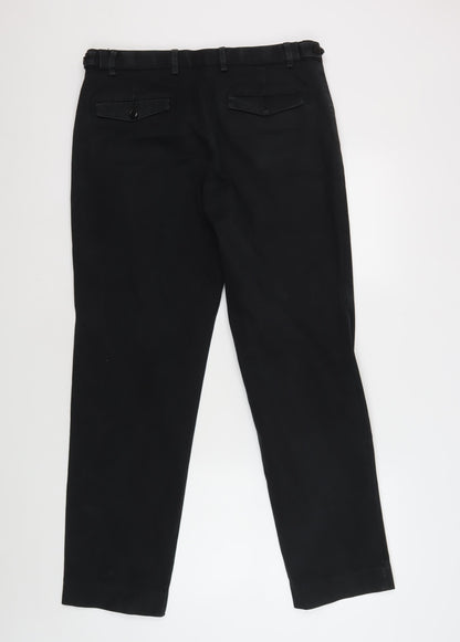 Marks and Spencer Men's Black Slim Trousers