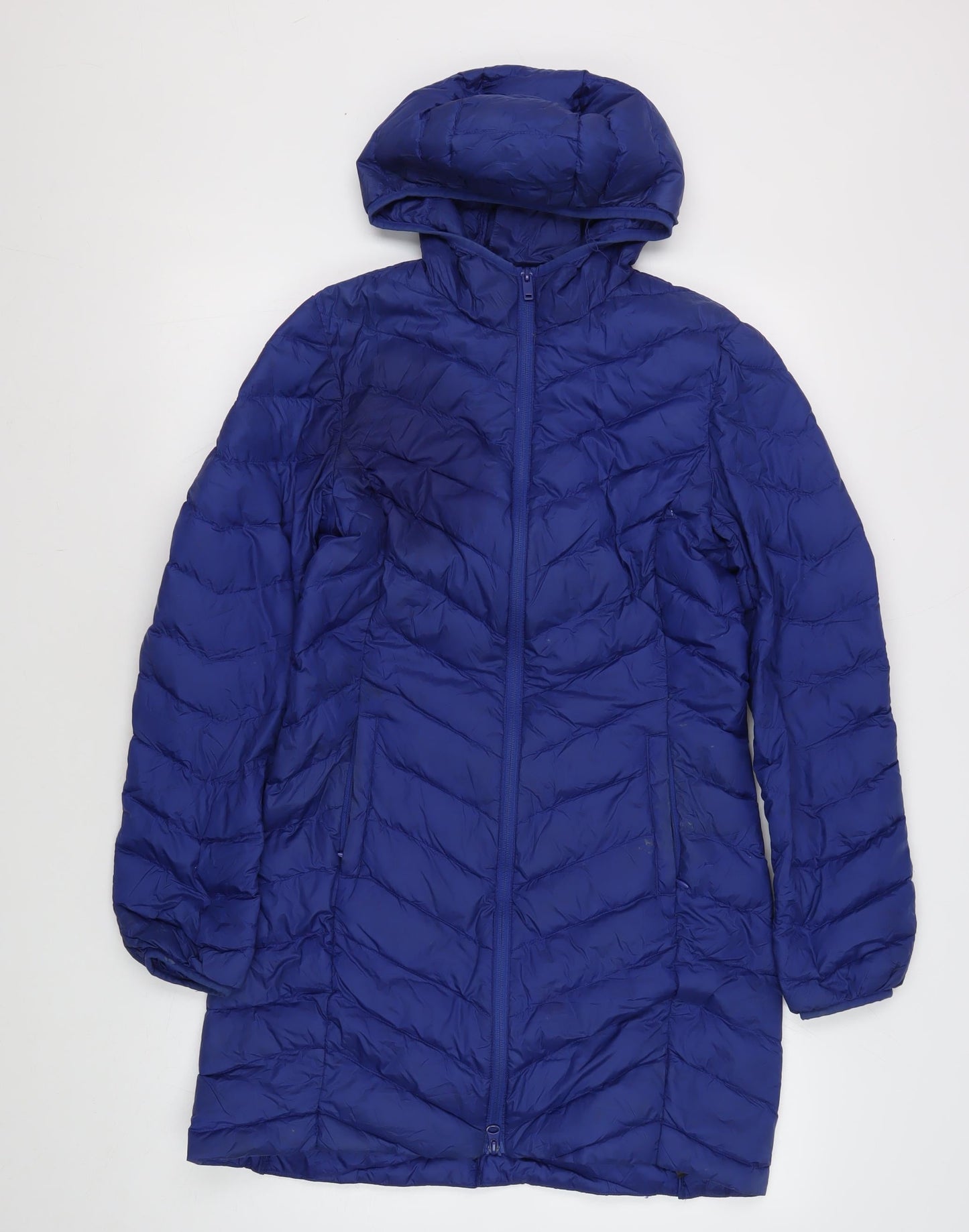 Womens UK Size 6 Marks and Spencer Blue Puffer Jacket