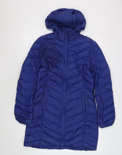 Womens UK Size 6 Marks and Spencer Blue Puffer Jacket
