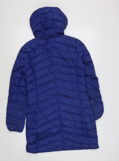 Womens UK Size 6 Marks and Spencer Blue Puffer Jacket