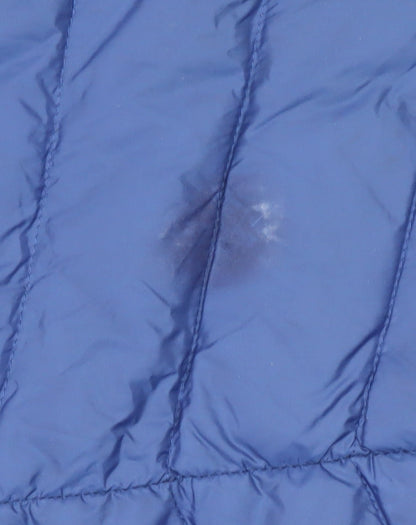 Womens UK Size 6 Marks and Spencer Blue Puffer Jacket