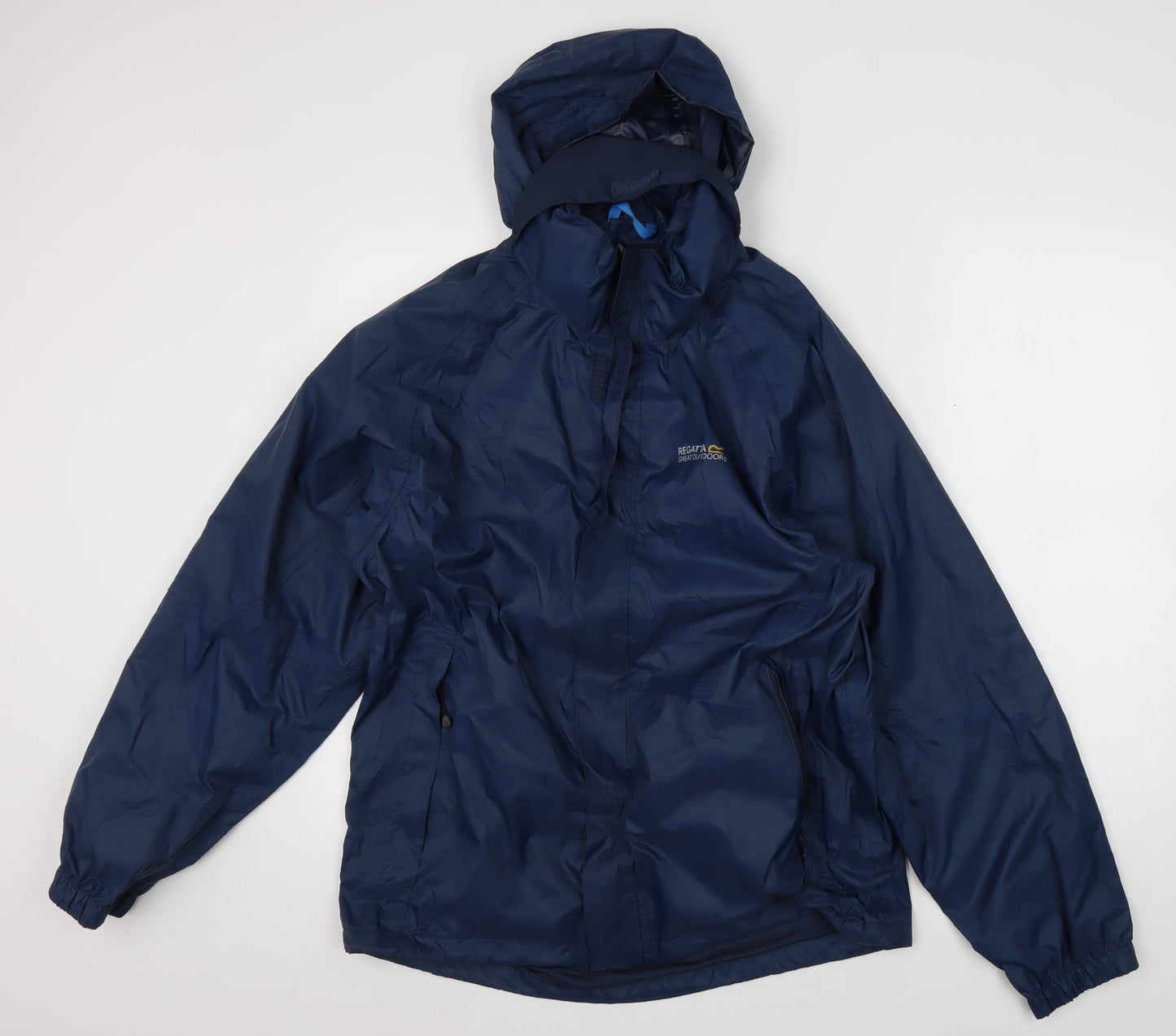 Mens UK Size M Regatta Blue Windbreaker Coat