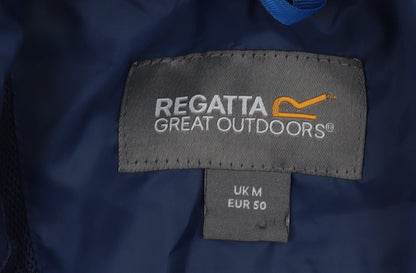Mens UK Size M Regatta Blue Windbreaker Coat