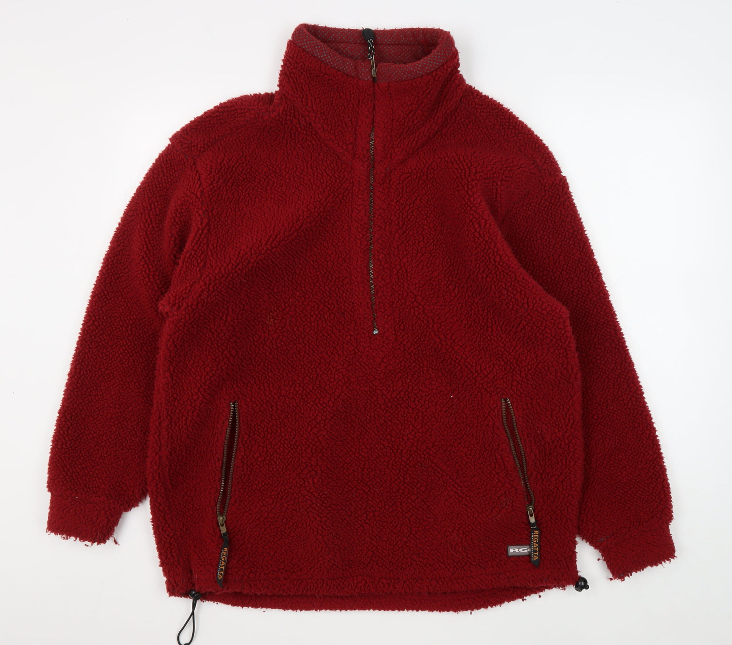 Regatta Women's Red Fleece Pullover Hoodie Size 12