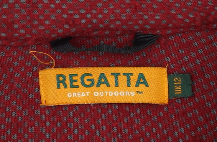 Regatta Women's Red Fleece Pullover Hoodie Size 12
