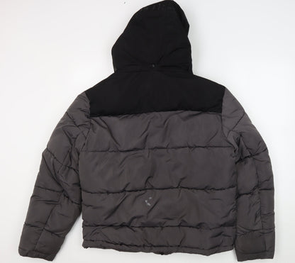 ASOS Design Men's Grey Puffer Jacket Small