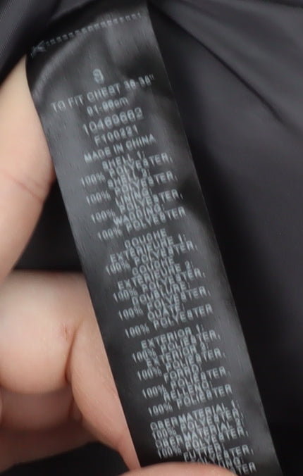 ASOS Design Men's Grey Puffer Jacket Small