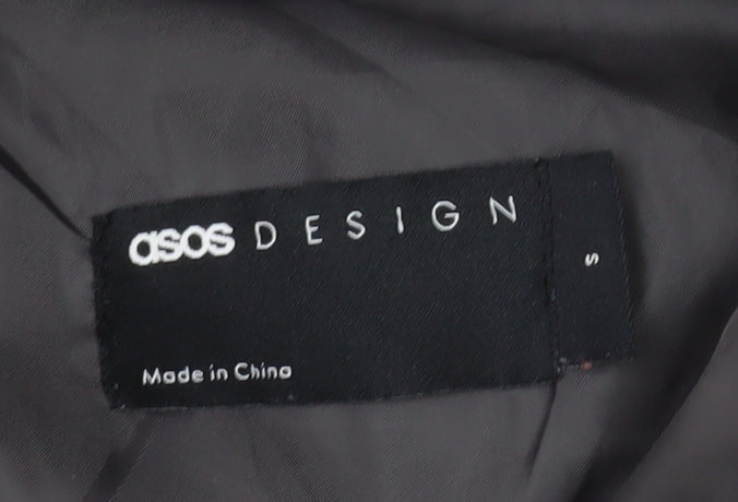 ASOS Design Men's Grey Puffer Jacket Small