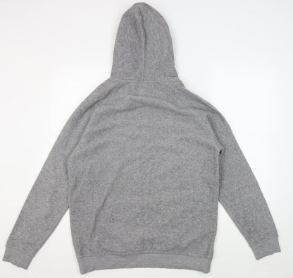 Mens UK Size M River Island Grey Pullover Hoodie