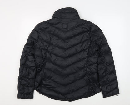 Gap Women's Black Puffer Jacket Coat L