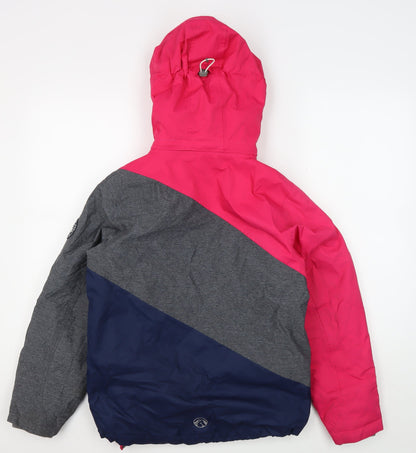 Tog Twenty Four Girls Pink Puffer Jacket 11-12 Years Hooded