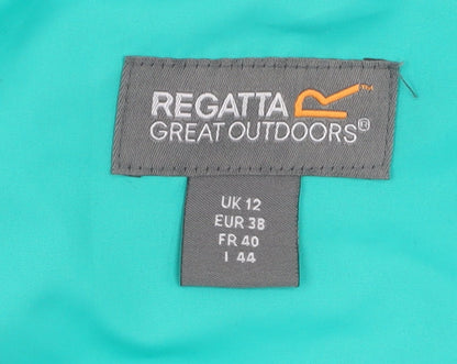 Womens UK Size 12 Regatta Green Rain Coat