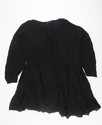 Marks and Spencer Women's Black Shift Dress Size 20