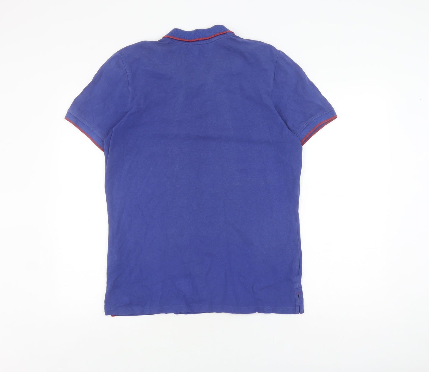 Mountain Warehouse Men's Blue Polo, M, Casual Comfort