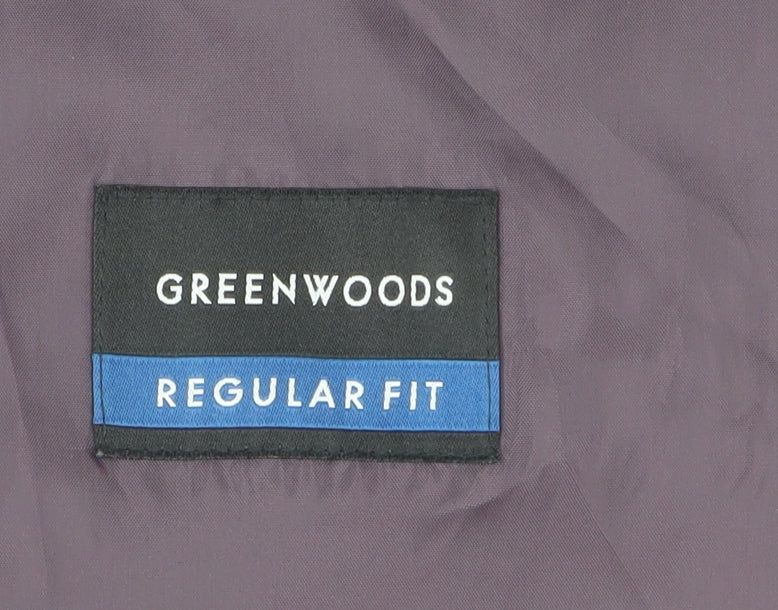 Mens UK Size 44 Greenwoods Regular Black Suit Jacket