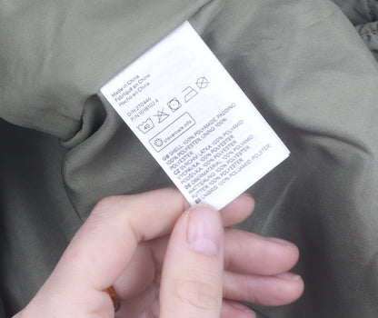 Womens UK Size 12 H&M Green Quilted Coat