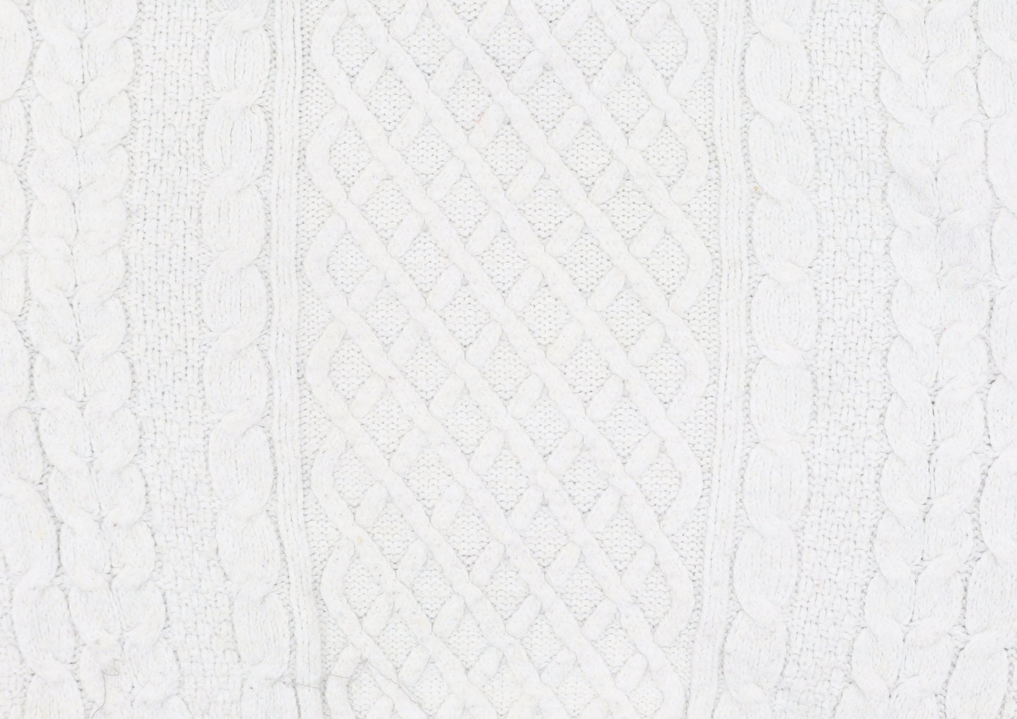 ASOS DESIGN Women's White Cable-Knit Pullover Jumper